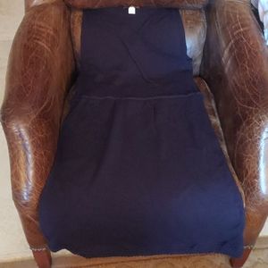 Liz Lange Maternity Navy Blue Sleeveless Dress